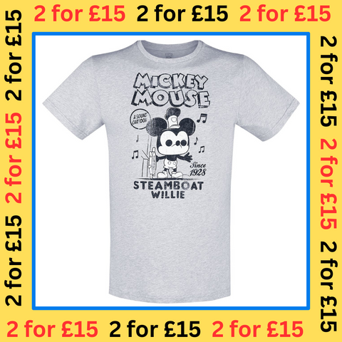 Steamboat Willie - Mickey Funko T-shirt