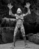 NECA  Ultimate 7" Scale Action Figure Universal Monsters Creature from the Black Lagoon (B/W)
