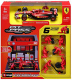 1:43 F1 FERRARI SF - 24 2024 PIT PASS DIORAMA LECLERC