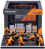 1:43 F1 MCLAREN MCL38 2024 PIT PASS DIORAMA NORRIS