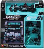 1:43 F1 MERCEDES AMG W15 2024 PIT PASS DIORAMA RUSSELL