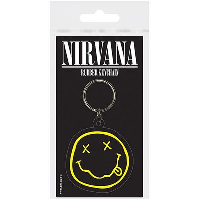 NIRVANA (SMILEY) PVC KEYCHAIN