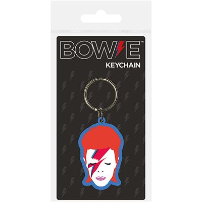 DAVID BOWIE (ALADDIN SANE) PVC KEYCHAIN