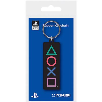 PLAYSTATION (SHAPES) PVC KEYCHAIN