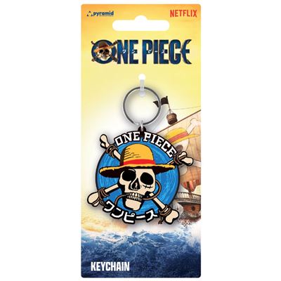 ONE PIECE LIVE ACTION (STRAW HAT CREW ICON) PVC KEYCHAIN