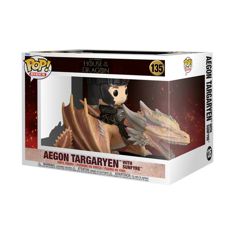 AEGON TARGARYEN WITH SUNFYRE - HOUSE OF THE DRAGON