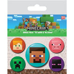 MINECRAFT (FACES) BADGE PACK