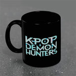 K-POP DEMON HUNTERS (K POP LOGO) BLACK POD MUG