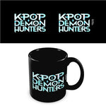 K-POP DEMON HUNTERS (K POP LOGO) BLACK POD MUG