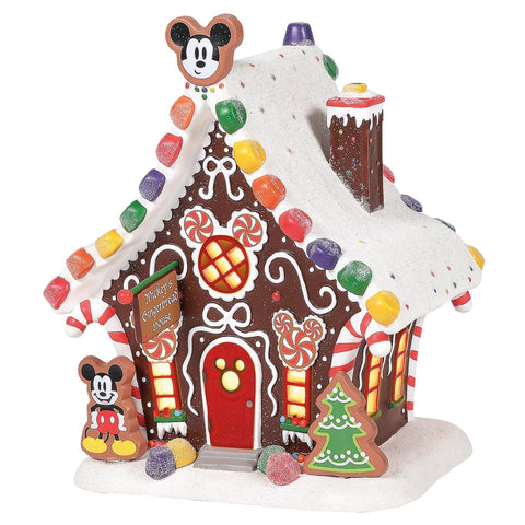 Mickey's Gingerbread House - Disney Village by D56