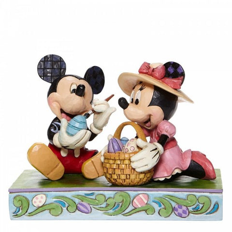 Easter Artistry - Mickey and Minnie Easter Figurine