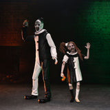 NECA  7" Scale Ultimate Action Figure 2- Pack Terrifier 2 Art the Clown, Little Pale Girl