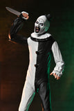 NECA  7" Scale Ultimate Action Figure 2- Pack Terrifier 2 Art the Clown, Little Pale Girl