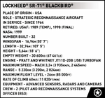 LOCKHEED SR-71