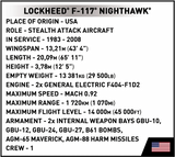 LOCKHEED F-117 NIGHTHAWK