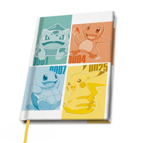 Pokémon Kanto Starters A5 Notebook