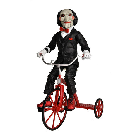 NECA  12" Action Figure With Sound Saw Billy The Puppet On Tricycle
