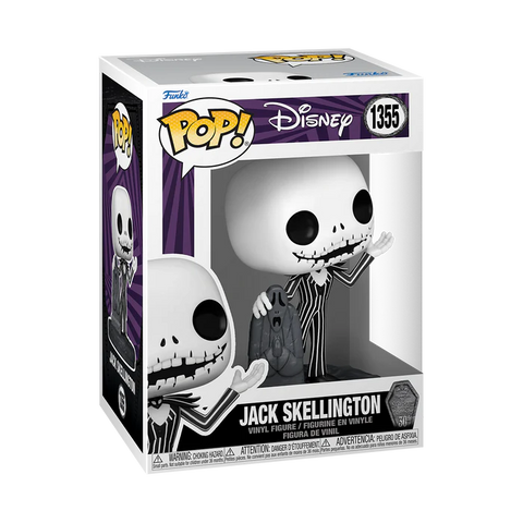JACK SKELLINGTON WITH GRAVESTONE - THE NIGHTMARE BEFORE CHRISTMAS 30TH