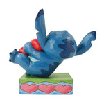 Stitch Hugging a Heart Figurine