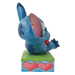 Stitch Hugging a Heart Figurine