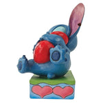 Stitch Hugging a Heart Figurine
