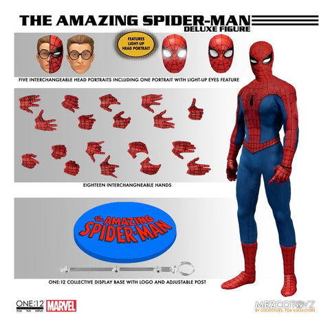 MEZCO  One:12 Collective Amazing Spiderman Spiderman/Peter Parker