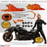 MEZCO One:12 Collective Ghost Rider Ghost Rider and Hell Cycle
