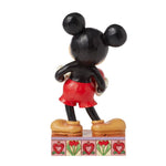 A Love Note (Mickey with Personalised Heart Figurine)