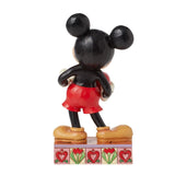 A Love Note (Mickey with Personalised Heart Figurine)
