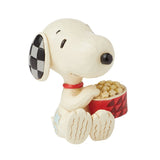 Snoopy Popcorn Figurine - Peanuts by Jim Shore