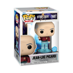 JEAN-LUC PICARD ON TRANSPORTER PLATFORM (GLITTER) - STAR TREK