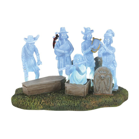 Haunted Mansion Phantom Five Lit Village Figurine