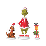 Grinch, Max and Cindy-Lou Who - The Grinch Village by D56