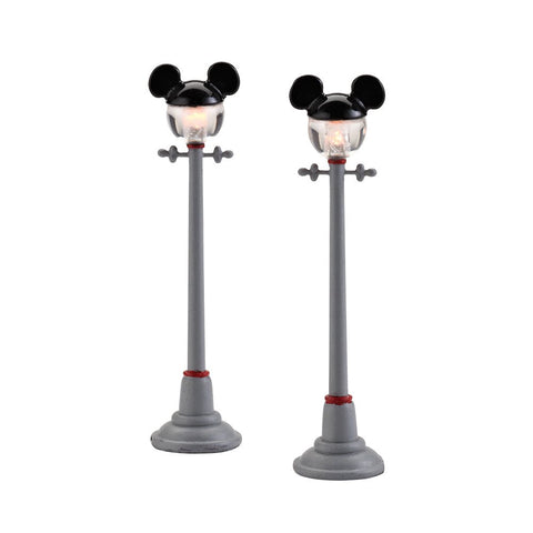 Mickey Mouse Street Lights - Disney Village by D56