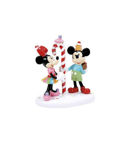Mickey and Minnie Share a Treat - Disney Village by D56