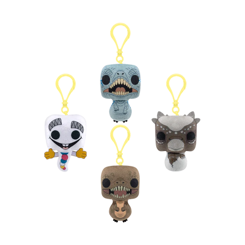 JURASSIC WORLD MYSTERY POP! PLUSH KEYCHAINS