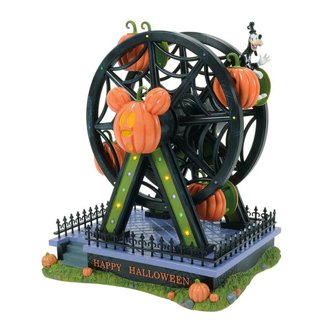 Pumpkintown Illuminated Ferris Wheel - Disney Village by D56