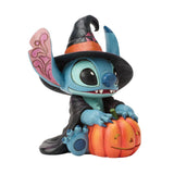 Stitch Witch with Jack-O-Lantern Figurine Disney Traditions