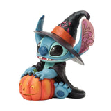 Stitch Witch with Jack-O-Lantern Figurine Disney Traditions