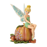 Tinkerbell on Pumpkin Figurine by Disney Traditions