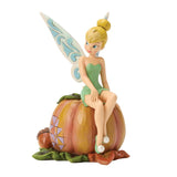 Tinkerbell on Pumpkin Figurine by Disney Traditions