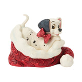 101 Dalmatian Santa Hat Figurine by Disney Traditions