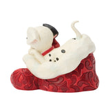 101 Dalmatian Santa Hat Figurine by Disney Traditions