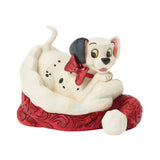 101 Dalmatian Santa Hat Figurine by Disney Traditions