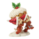 Chip and Dale Stealing Fruit Cake Figurine Disney Traditions