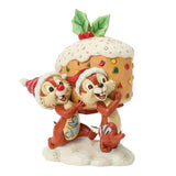 Chip and Dale Stealing Fruit Cake Figurine Disney Traditions