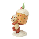 Chip and Dale Stealing Fruit Cake Figurine Disney Traditions