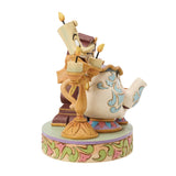 Lumiere, Mrs Potts, Cogsworth n Chip Figurine Disney Traditions