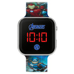 Disney Marvel Avengers Blue Strap LED Watch