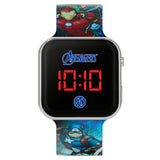 Disney Marvel Avengers Blue Strap LED Watch